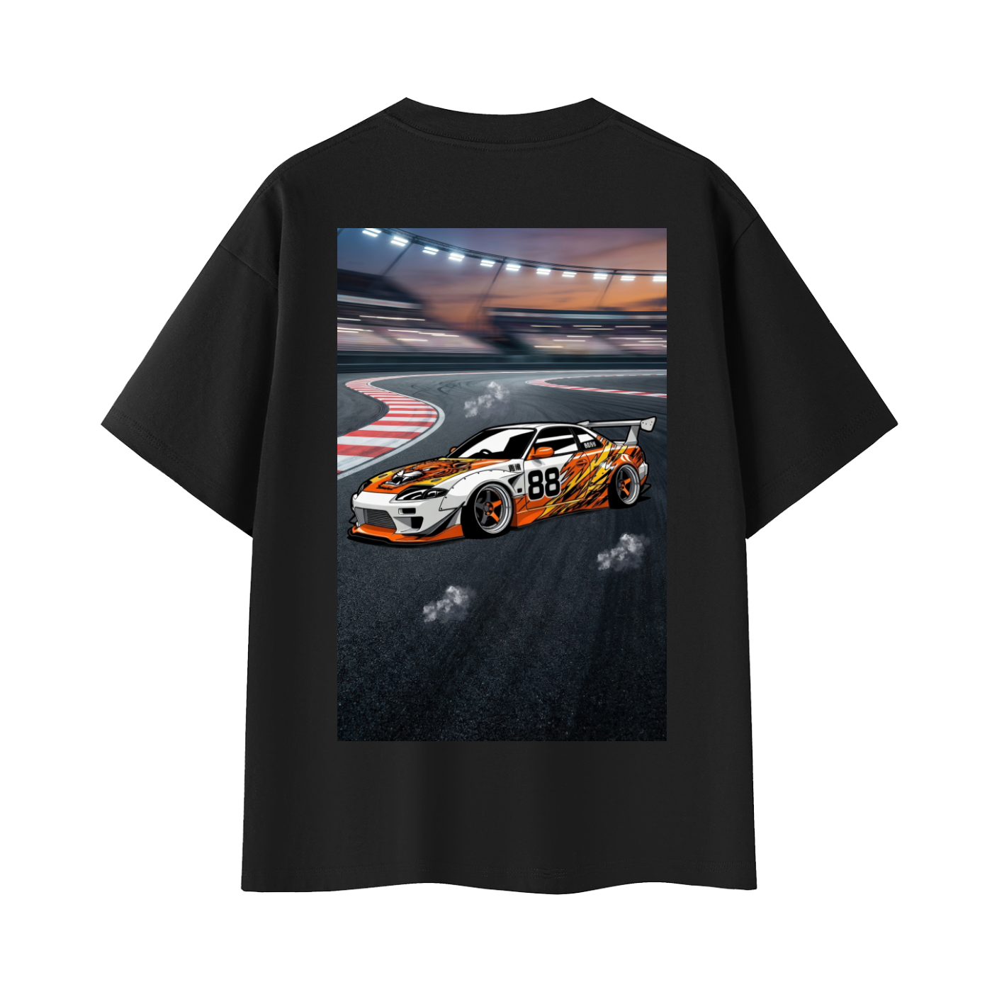 JDM Racetrack Full Art Oversized Tee Unisex