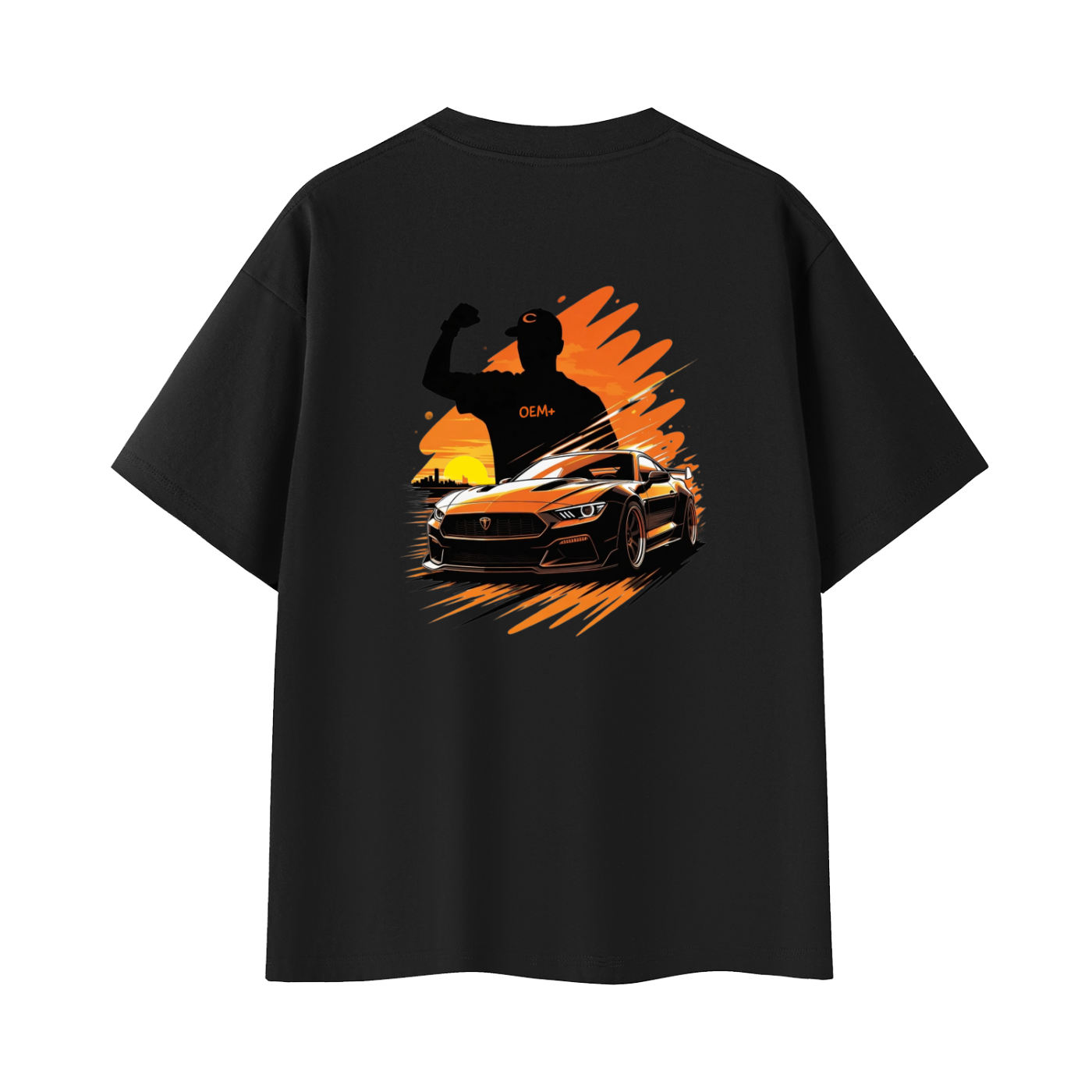 OEM Orange Racer Oversized Tee Unisex