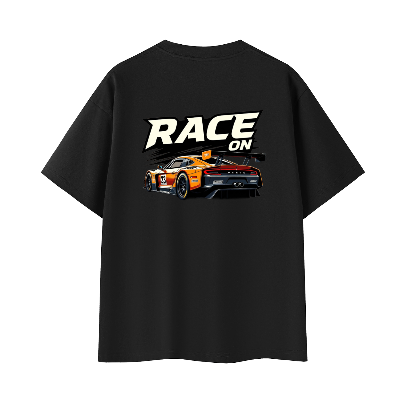 Race On Oversized Tee Unisex