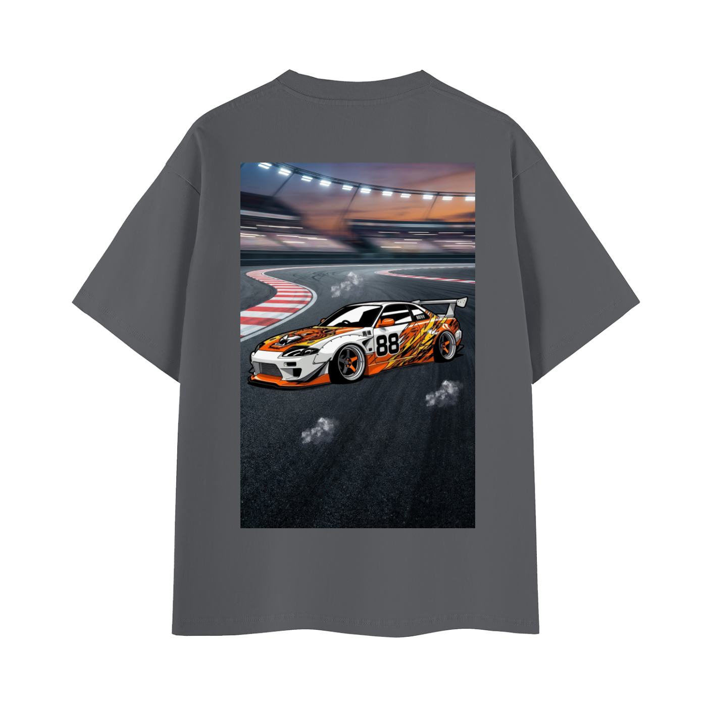 JDM Racetrack Full Art Oversized Tee Unisex