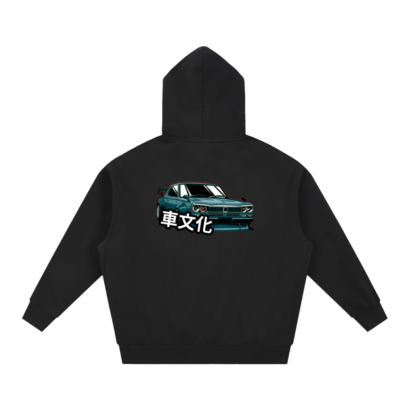 Kuruma Bunka Boxy Hoodie Unisex