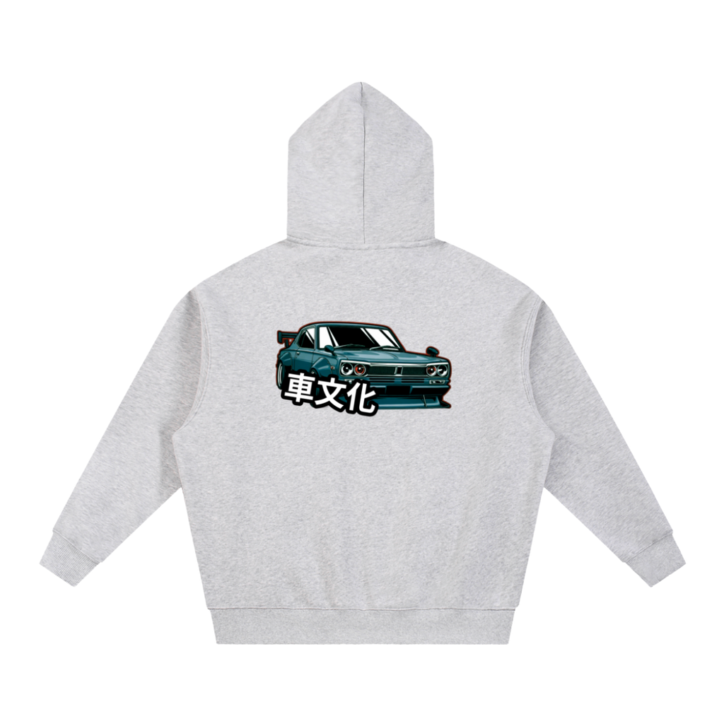 Kuruma Bunka Boxy Hoodie Unisex