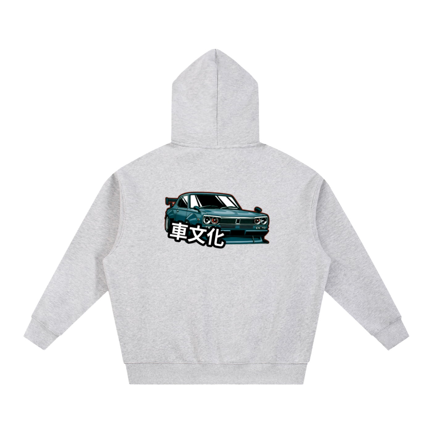 Kuruma Bunka Boxy Hoodie Unisex