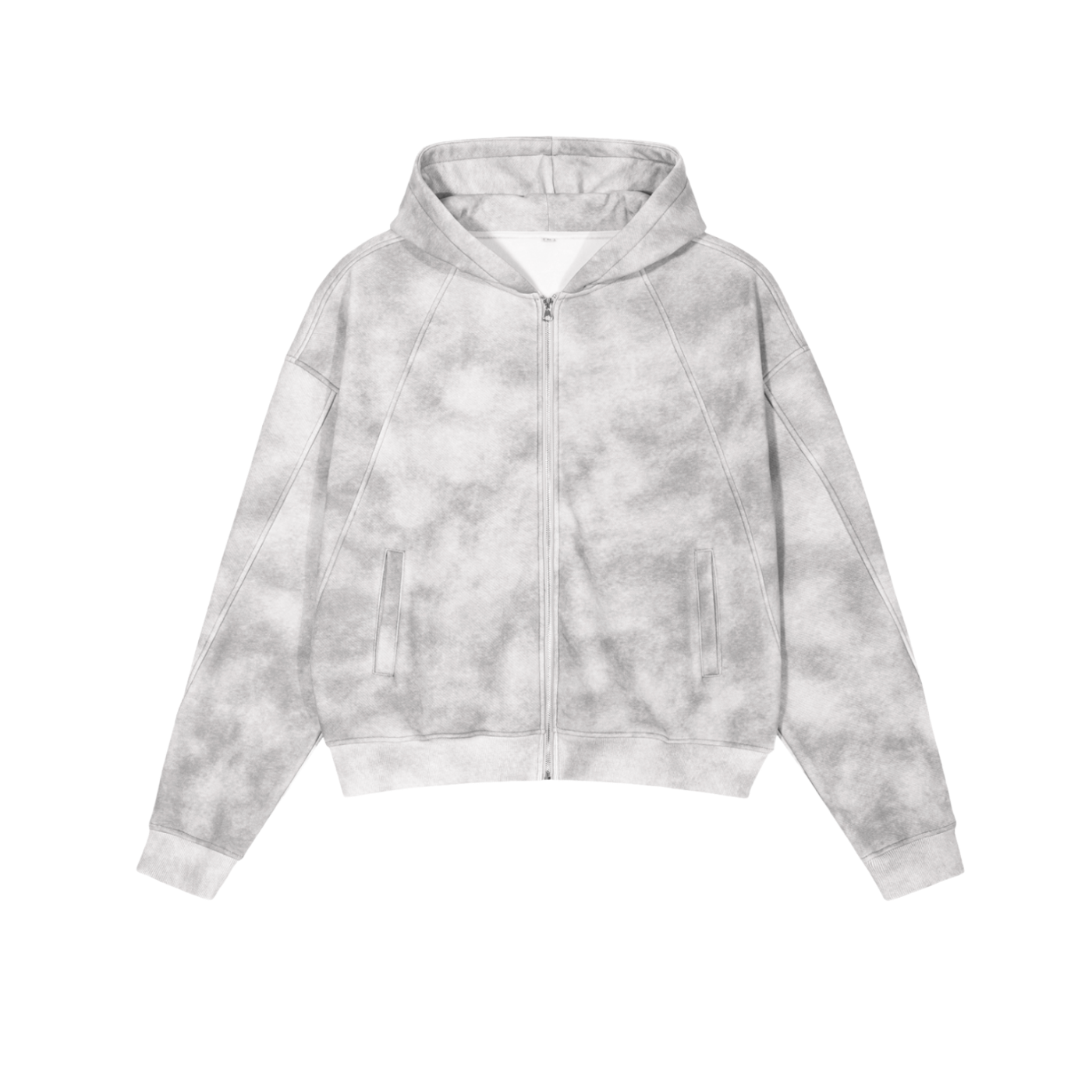 OEM Dirty Washed Zip Thru Hoodie Unisex