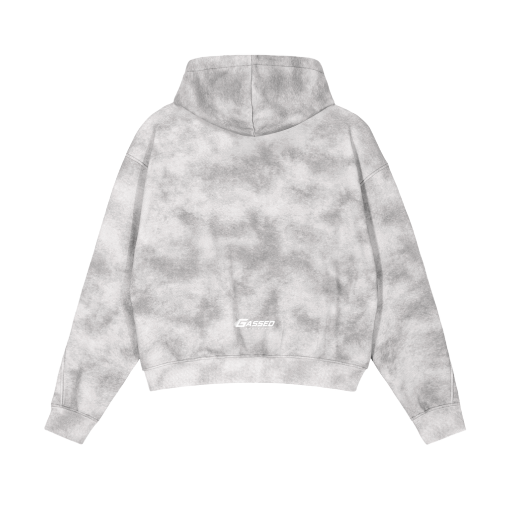 OEM Dirty Washed Zip Thru Hoodie Unisex