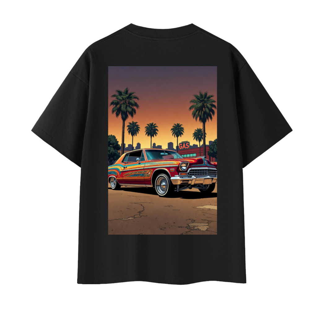USA Gas Station Graphic Oversized Tee Unisex