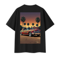 USA Gas Station Graphic Oversized Tee Unisex