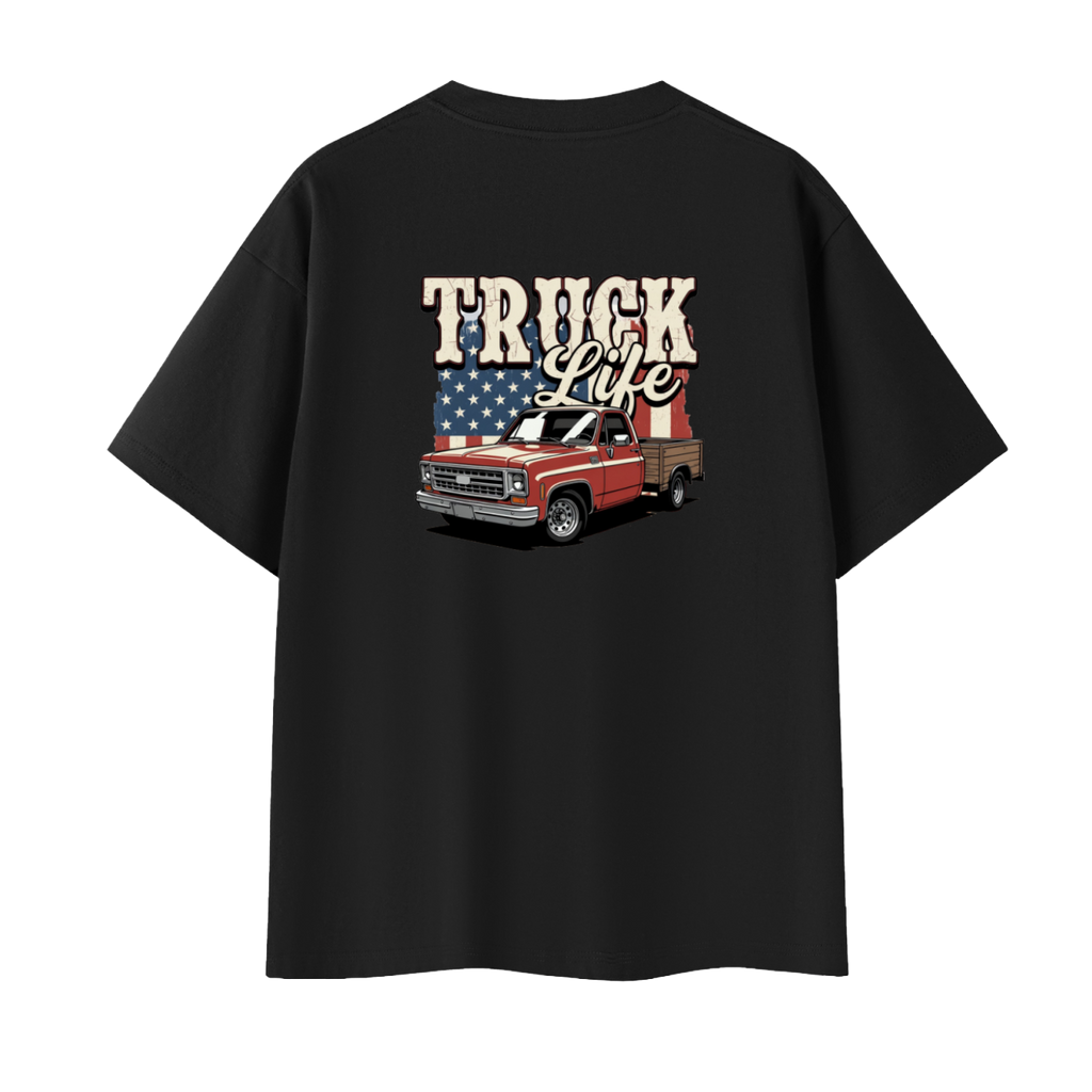 Pick Up Truck Life Oversized Tee Unisex