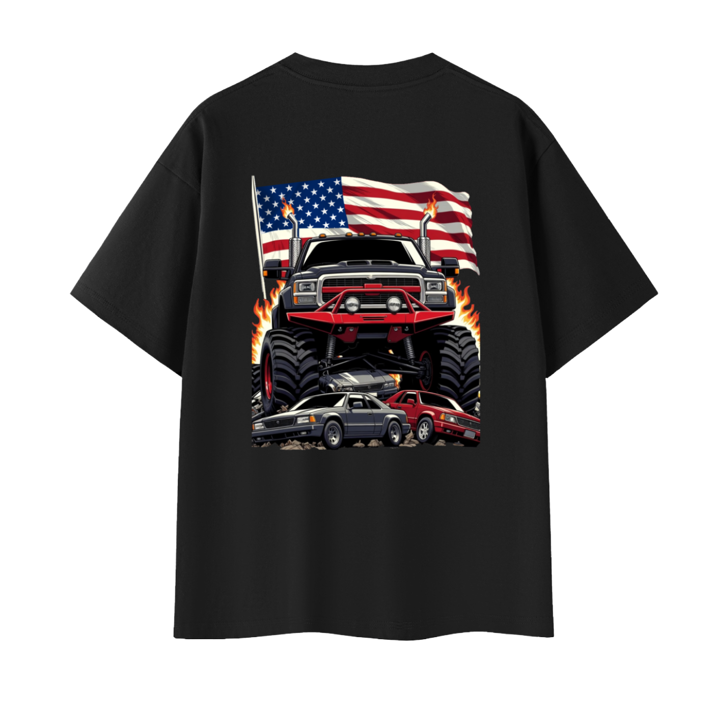 Lifted Monster Truck Oversized Tee Unisex