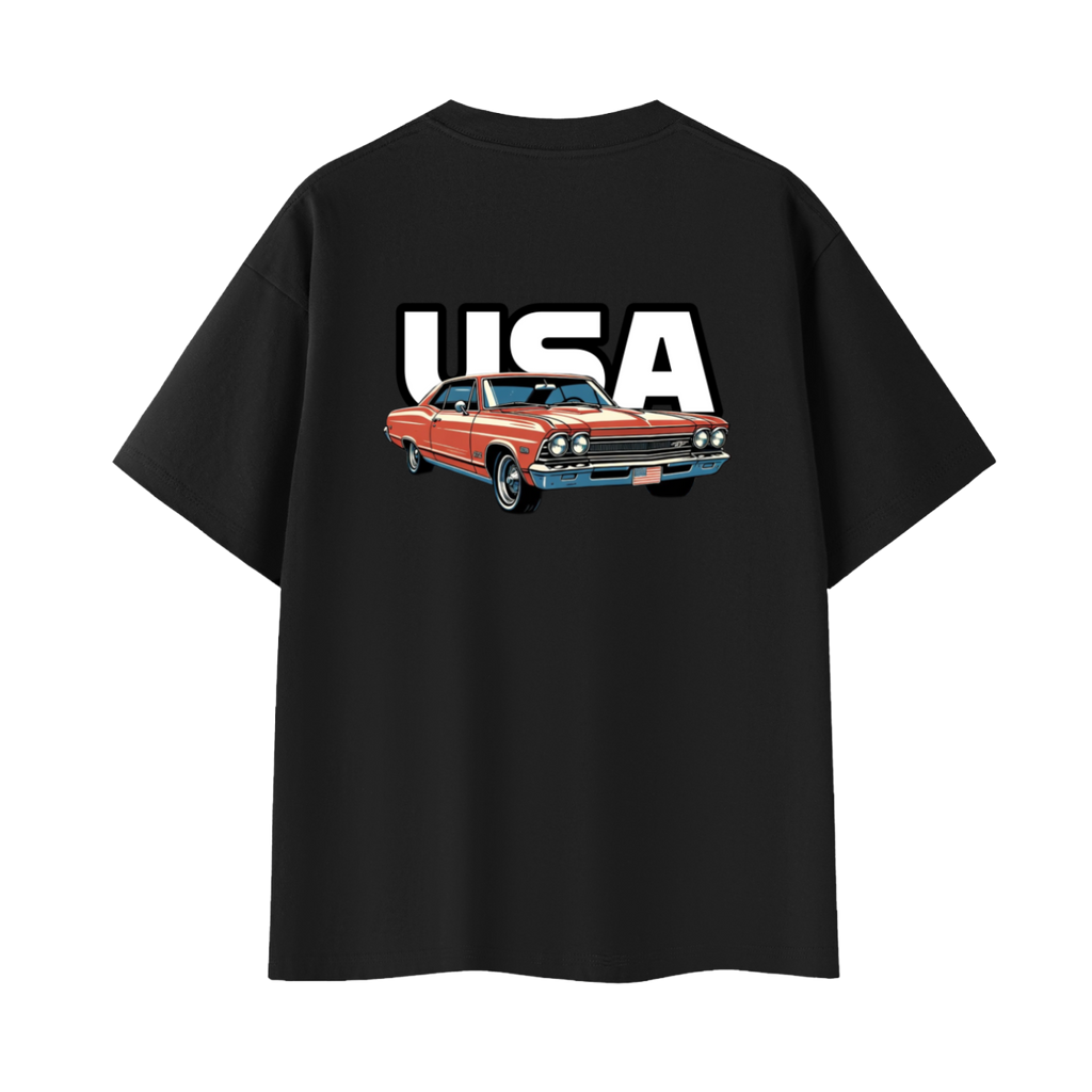 Muscle Car Oversized Tee Unisex