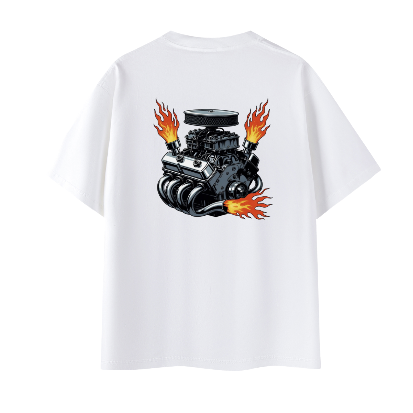 American V8 Block Oversized Tee Unisex