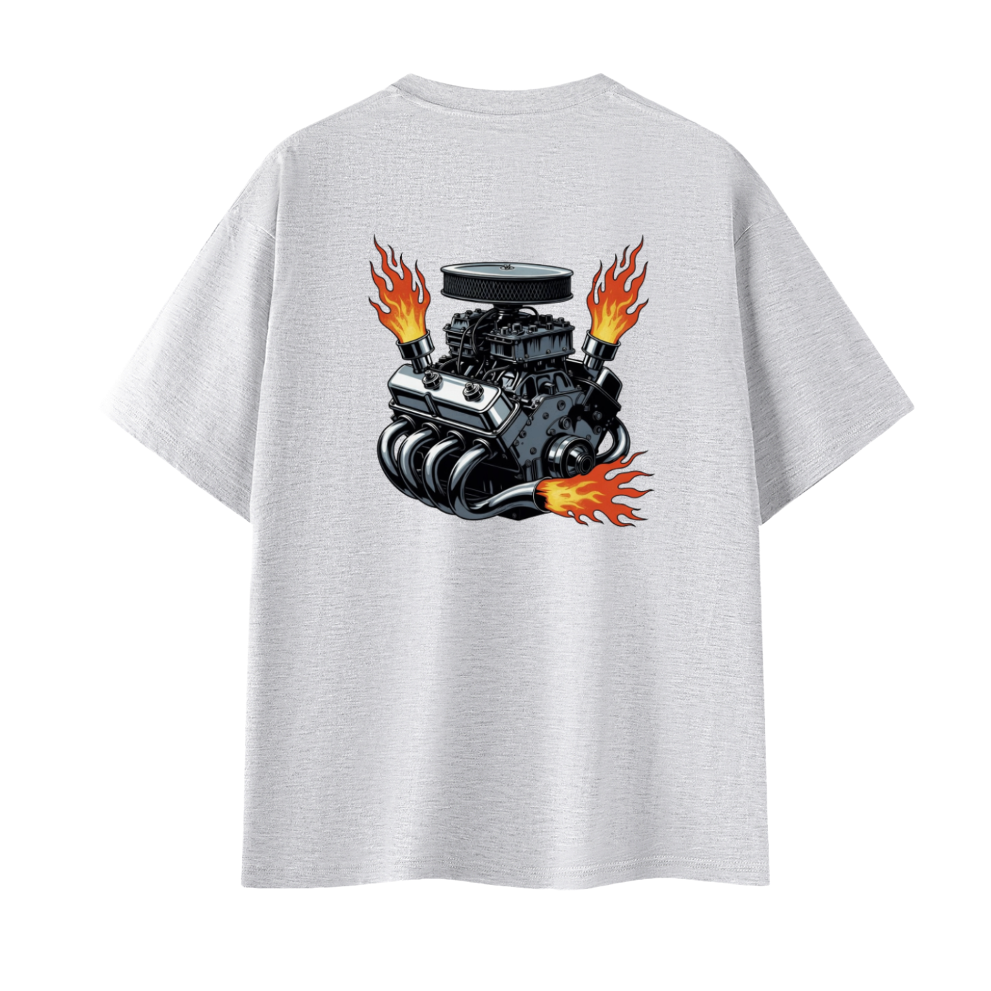 American V8 Block Oversized Tee Unisex