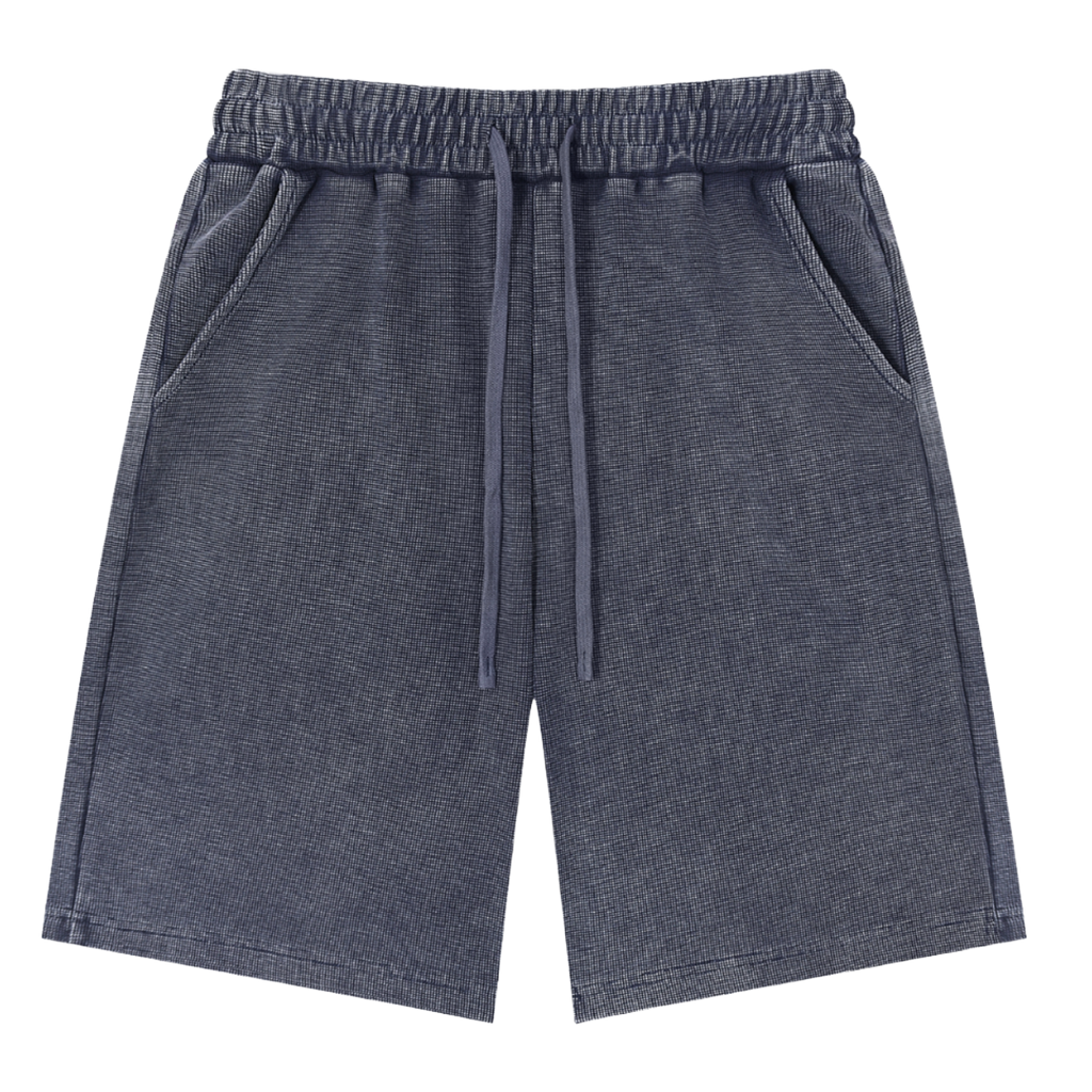 OEM Washed Waffle Knit Shorts