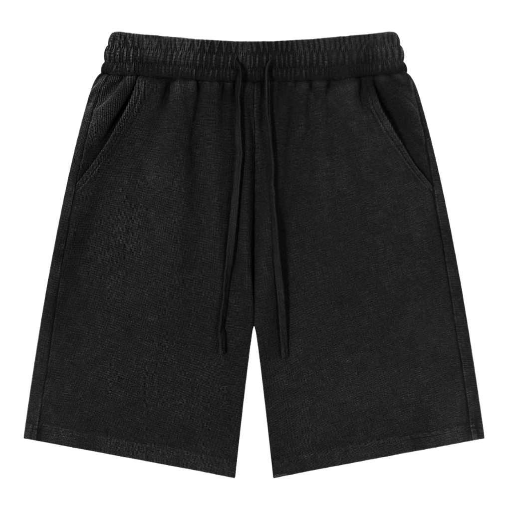 OEM Washed Waffle Knit Shorts