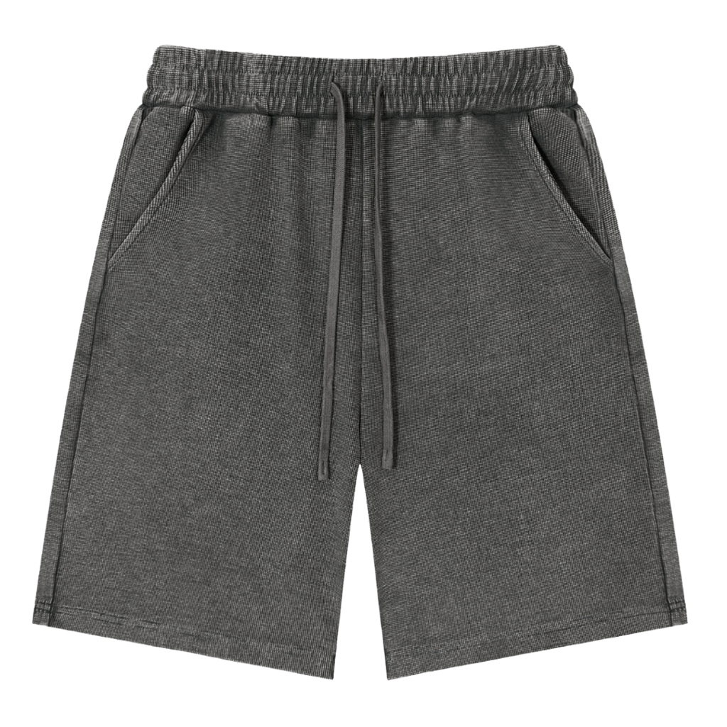 OEM Washed Waffle Knit Shorts