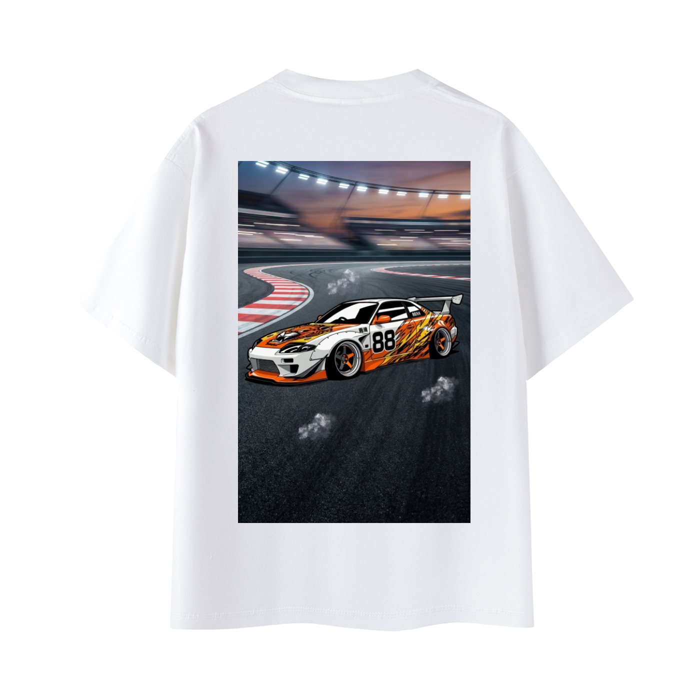 JDM Racetrack Full Art Oversized Tee Unisex