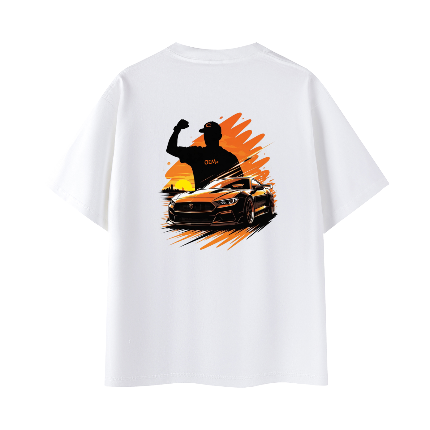 OEM Orange Racer Oversized Tee Unisex