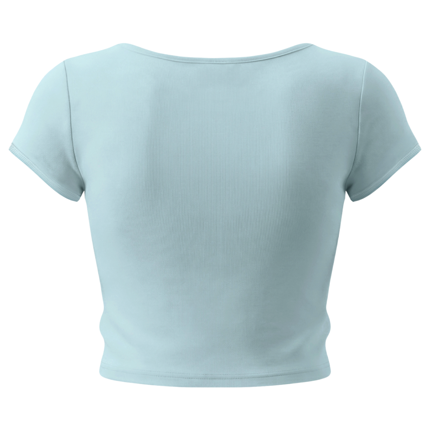OEM Womens Essential Slim Cap Sleeve Crop T-Shirt