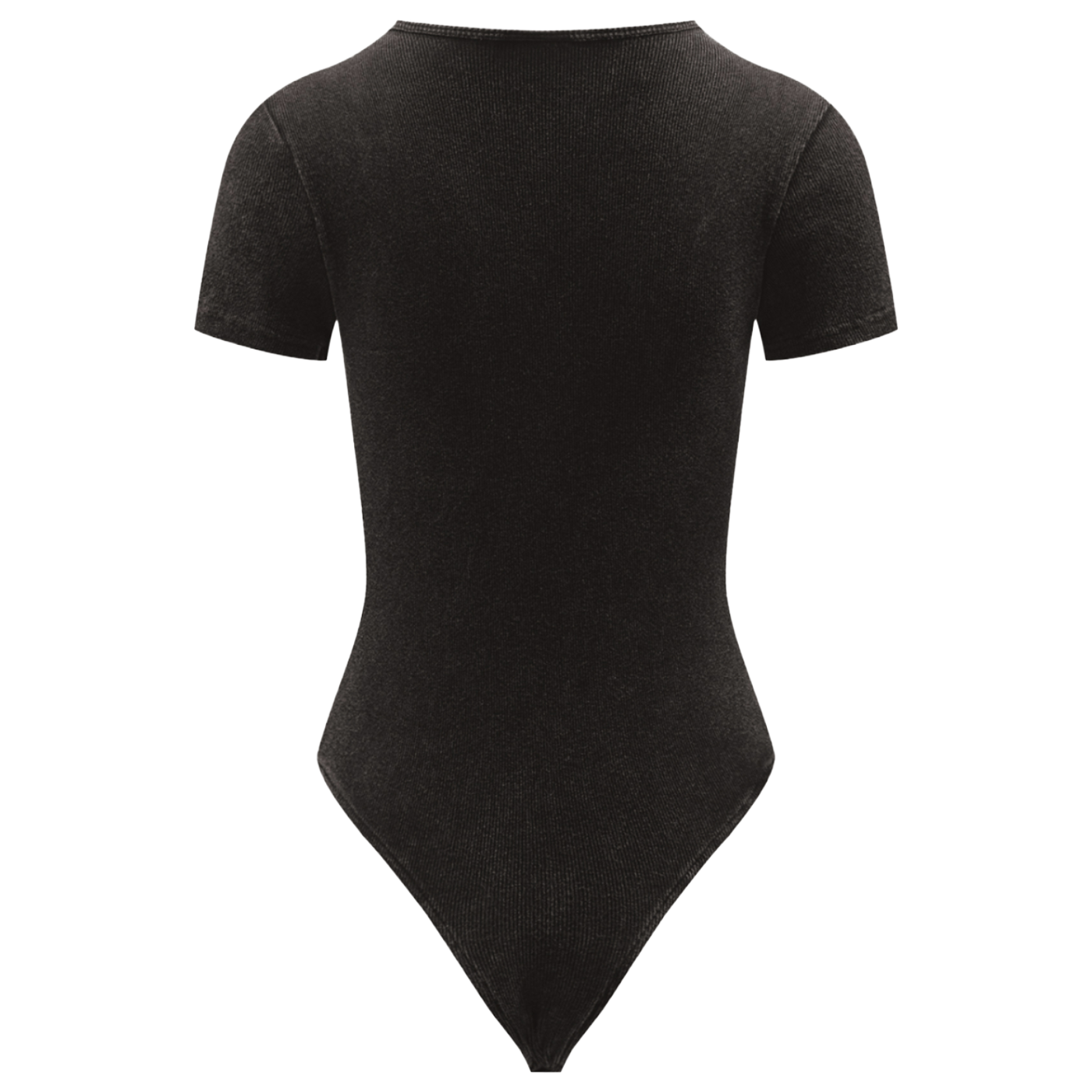 OEM Womens Essential Washed Crewneck Bodysuit