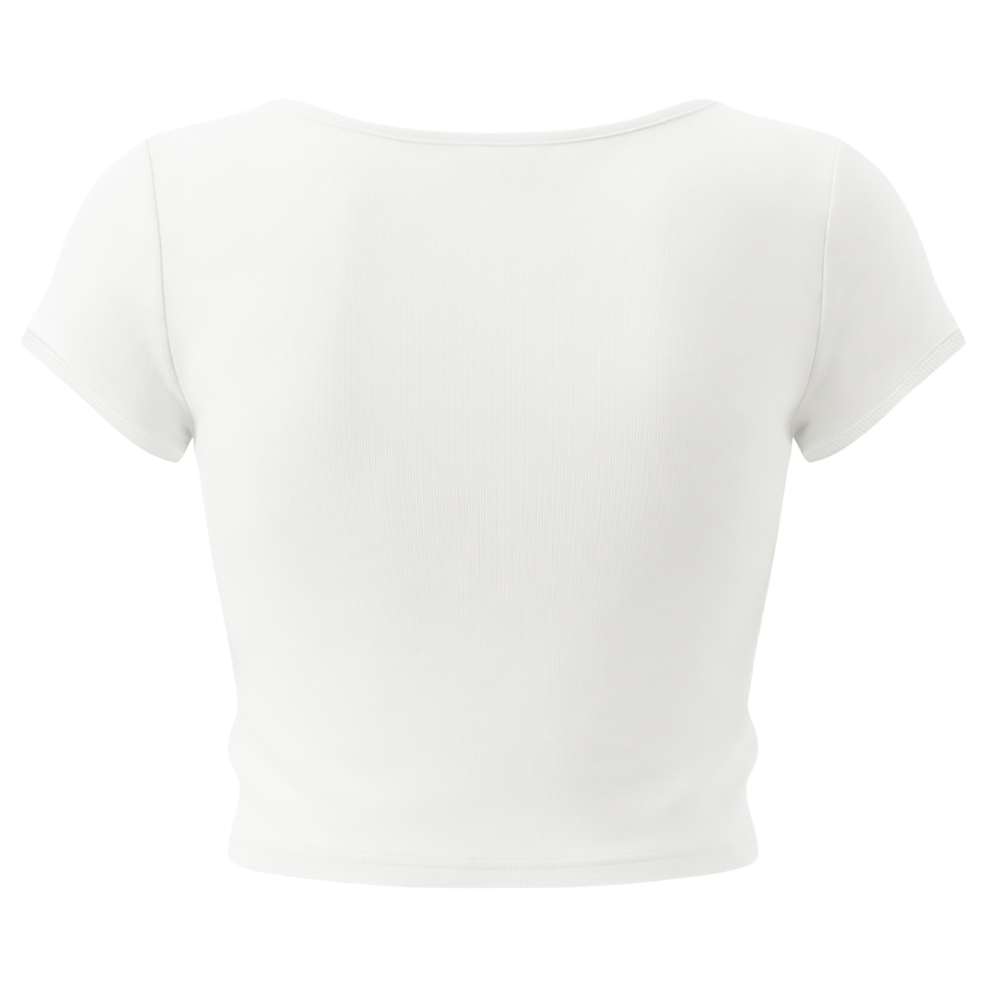 OEM Womens Essential Slim Cap Sleeve Crop T-Shirt