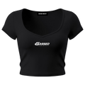 OEM Womens Essential Slim Cap Sleeve Crop T-Shirt