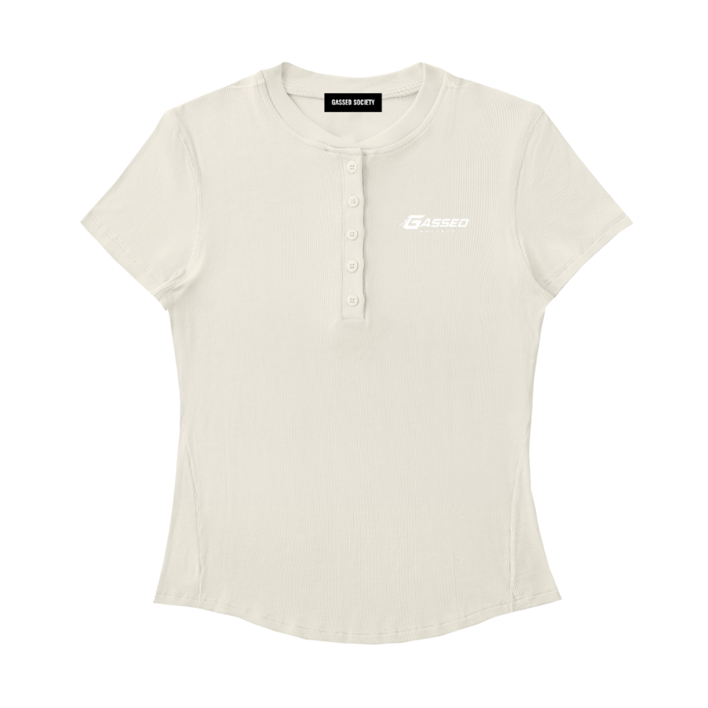 OEM Womens Essential Bodycon Henley Shirt