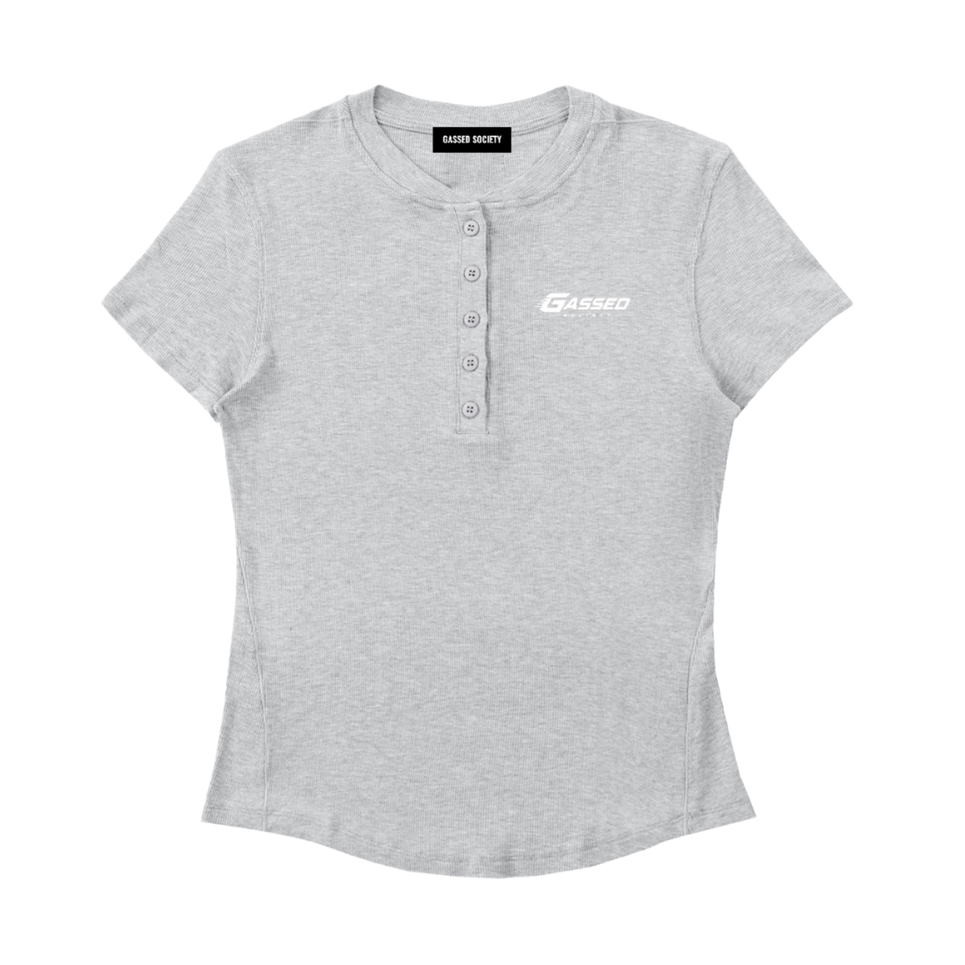OEM Womens Essential Bodycon Henley Shirt
