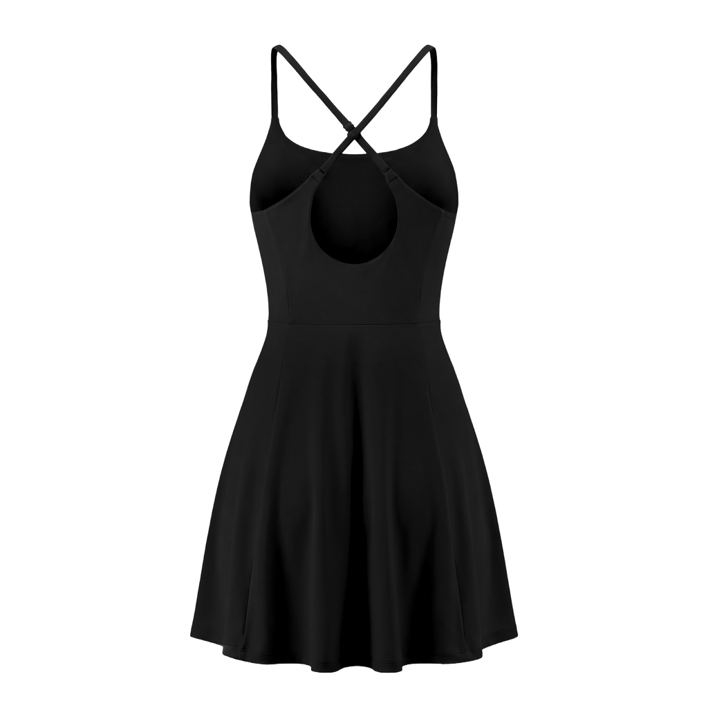 OEM Womens Essentials Paneled A-Line Dress