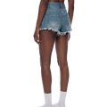 OEM Womens Wash Raw Hem Denim Shorts