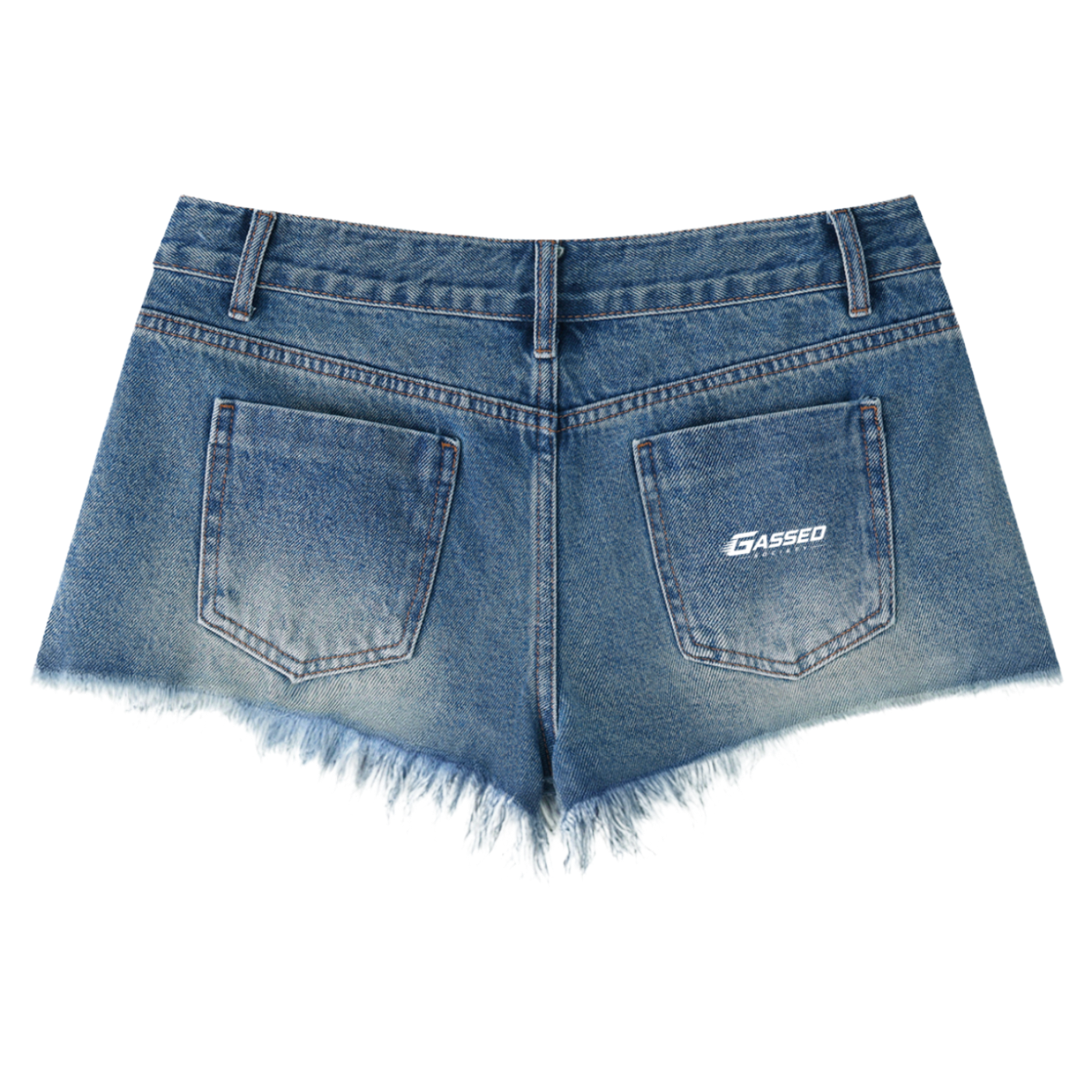 OEM Womens Wash Raw Hem Denim Shorts