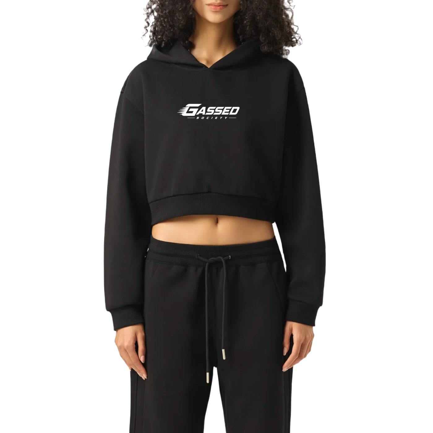 OEM Womens Essential Cropped Hoodie