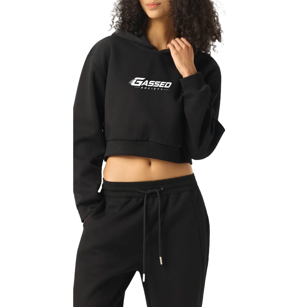 OEM Womens Essential Cropped Hoodie