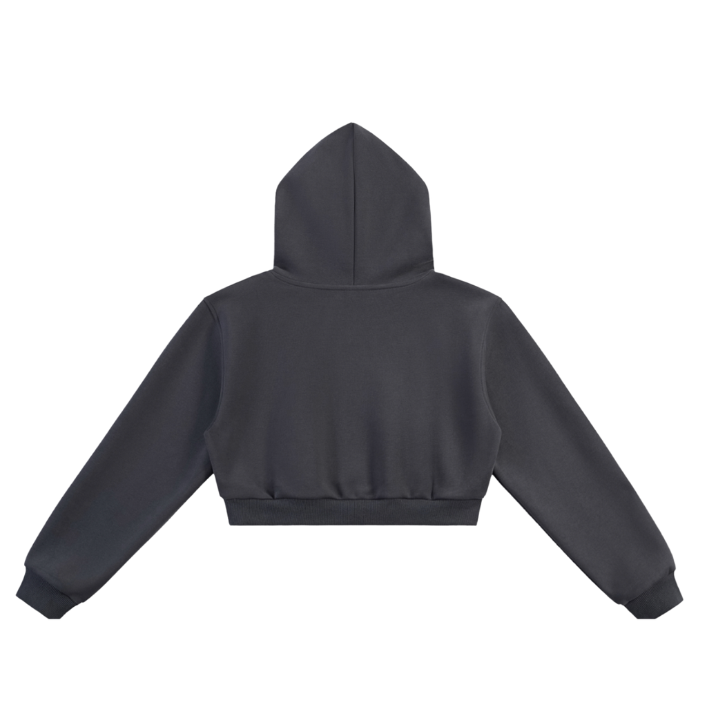 OEM Womens Essential Cropped Hoodie