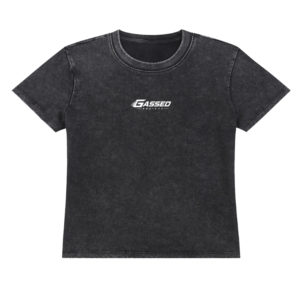 OEM Womens Essential Washed Drop Shoulder T-shirt