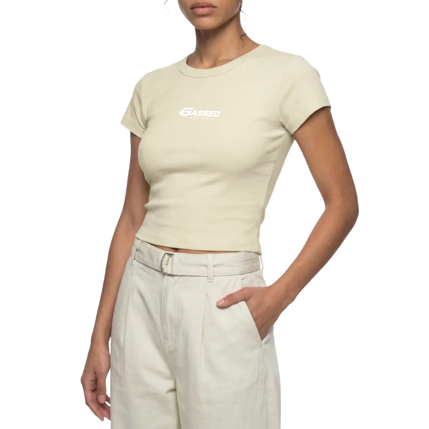 OEM Womens Essential Cropped T-Shirt